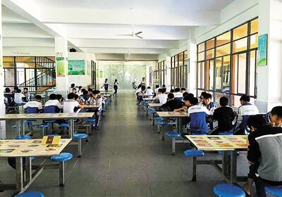 寧?？h知恩中學首家“5H示范食堂”全新面世